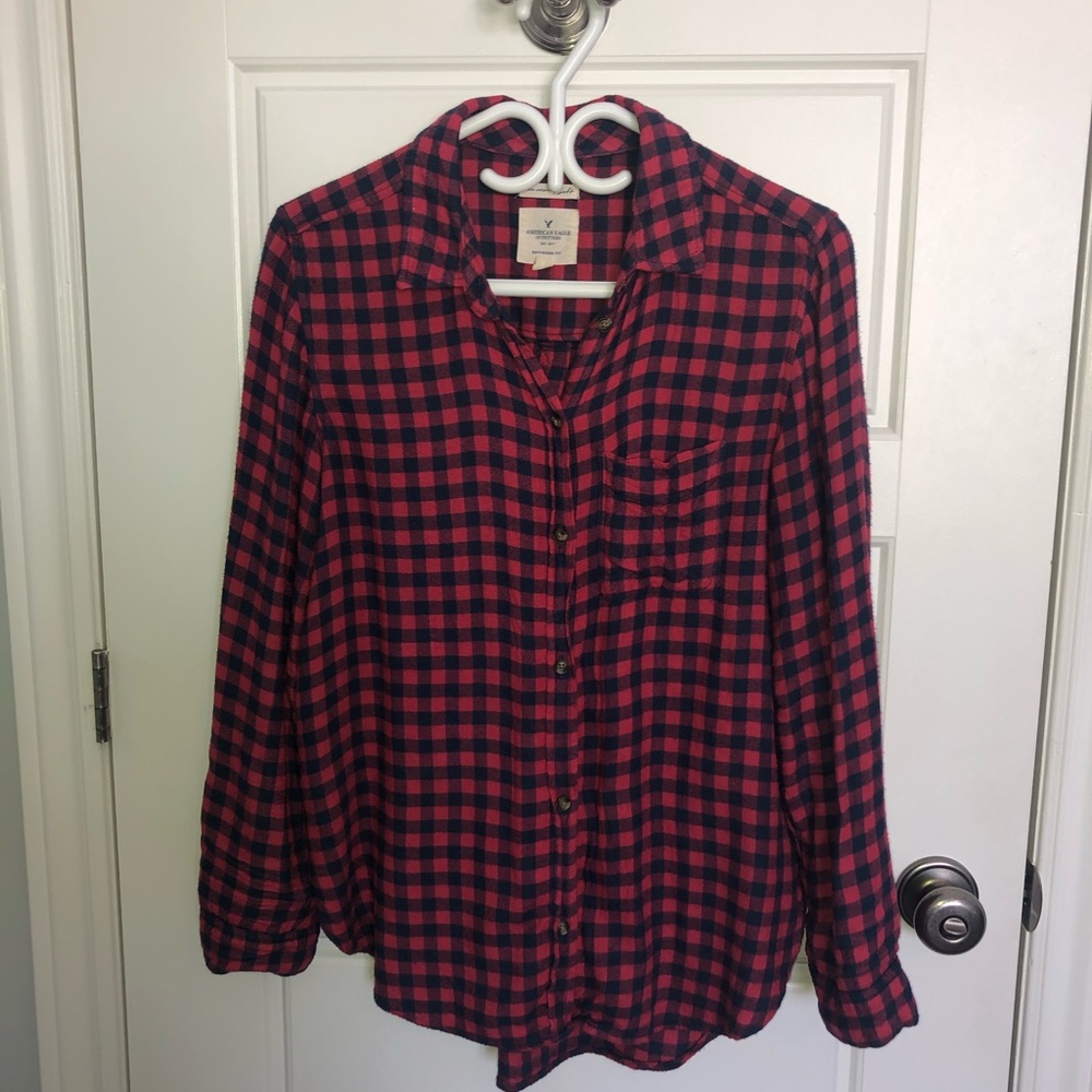 american Eagle plaid flannel shirts